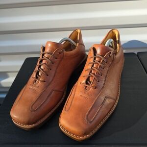sandro moscoloni Soft Brown Leather Men's shoe Size 9 Fits Like 10